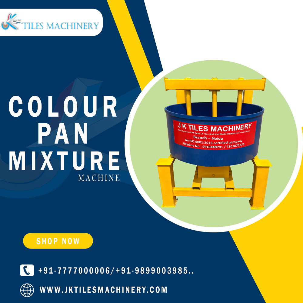 Paver Block Color Pan Mixer